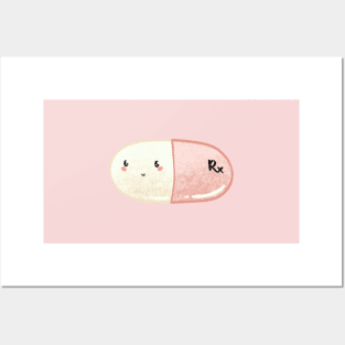 Cute pill design Posters and Art